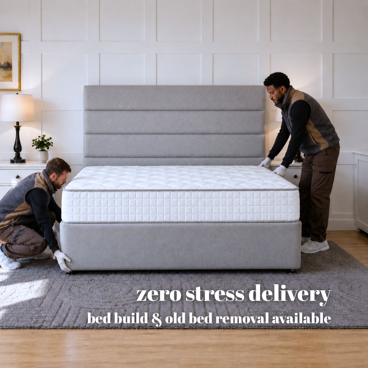 Grandeur Platform Top Divan Bed Base Only | Divan Base Direct
