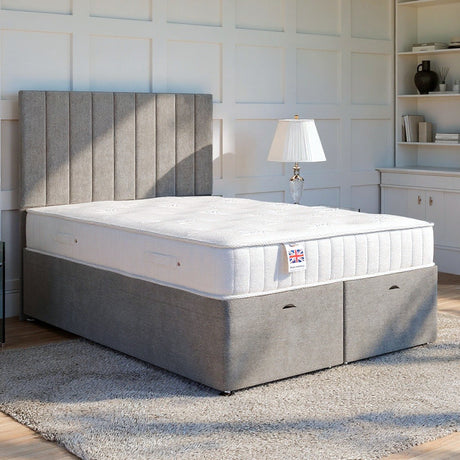 Florence Ottoman Bed Set with Floor Standing Headboard