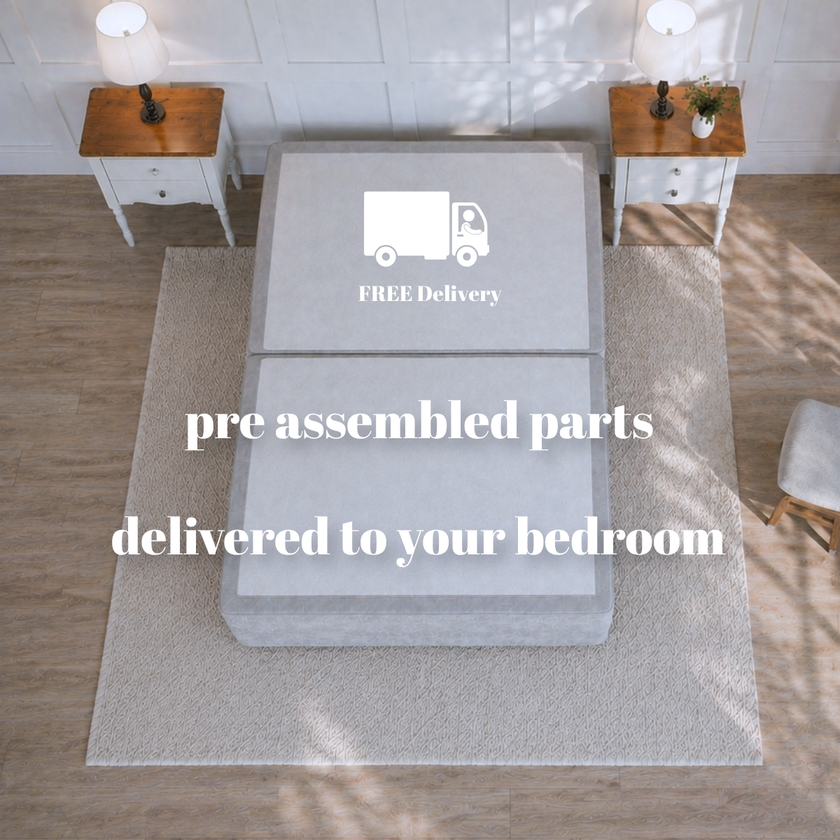 Grandeur Platform Top Divan Bed Base Only | Divan Base Direct