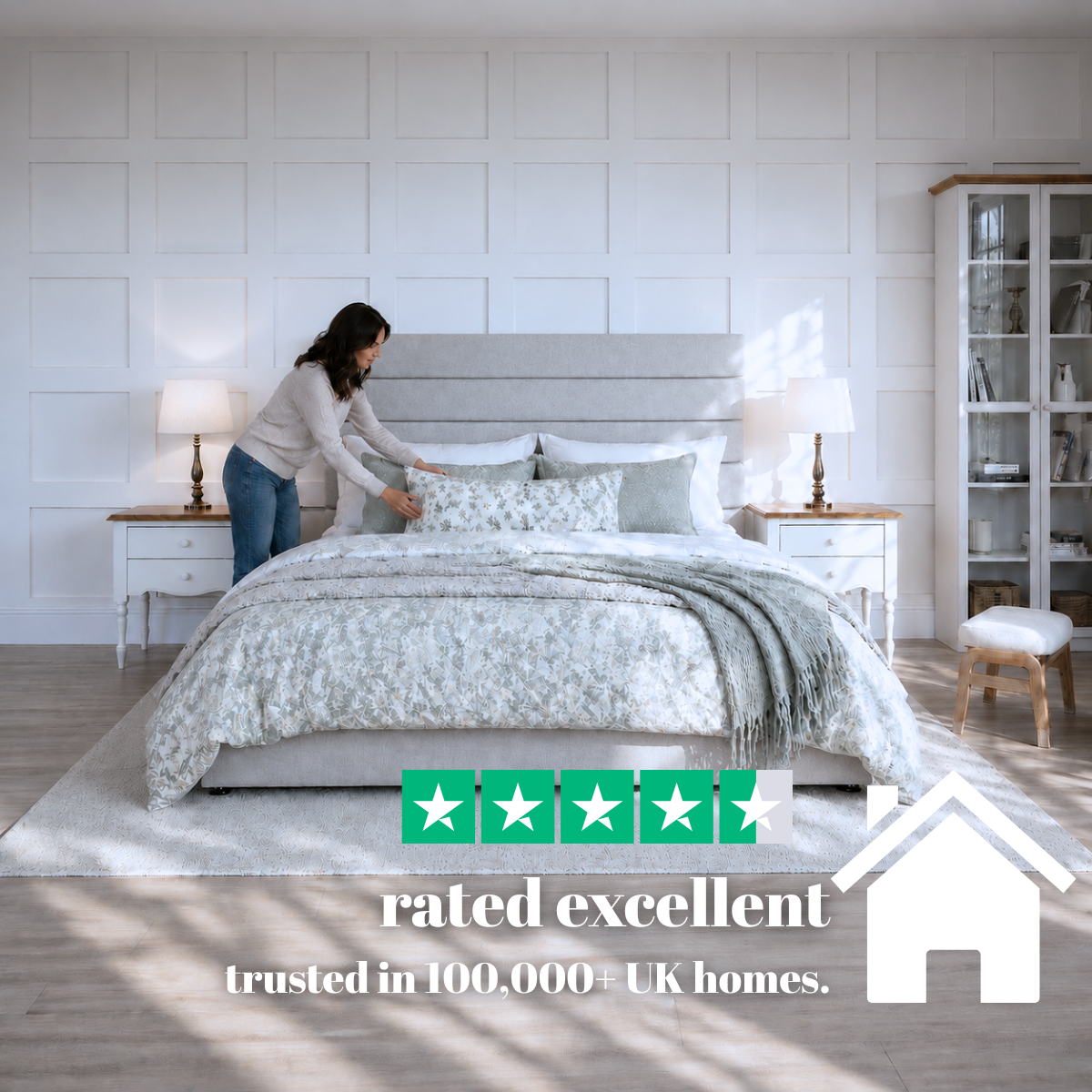 Grandeur Platform Top Divan Bed Base Only | Divan Base Direct
