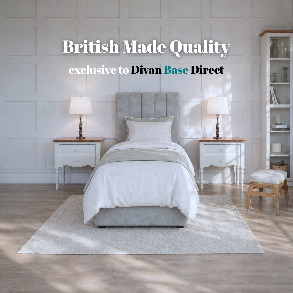 Grandeur Platform Top Divan Bed Base Only | Divan Base Direct