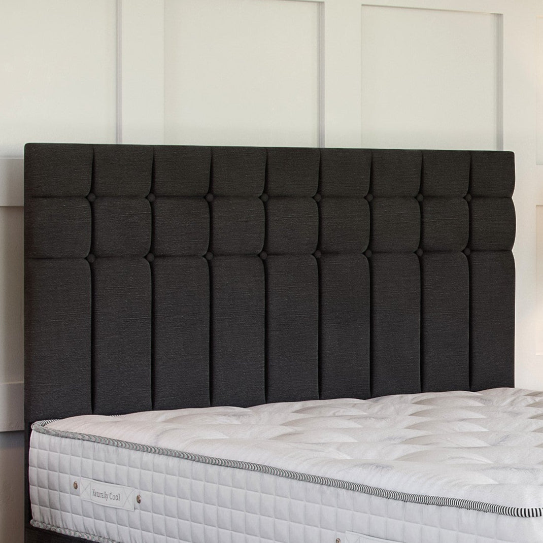 Black Naples Platform Top Divan Bed Base