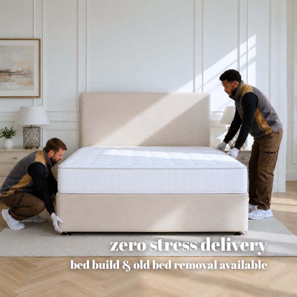 Grandeur Reinforced Platform Top Divan Bed Base Only | Divan Base Direct