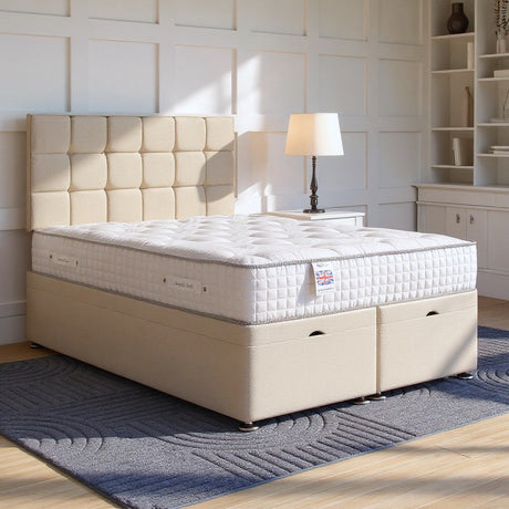 Sicily Ottoman Bed Set with Strutted Headboard