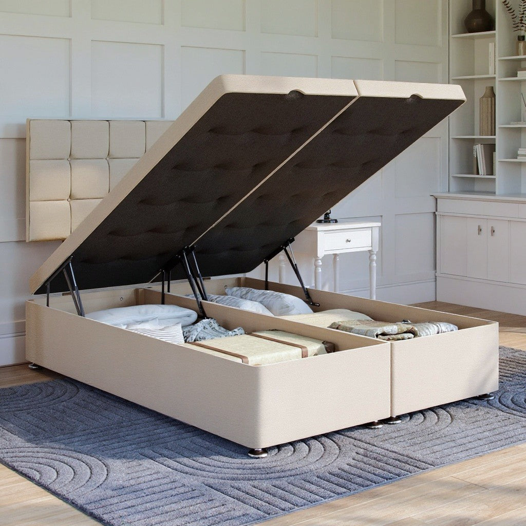 Sicily Ottoman Bed Set with Strutted Headboard