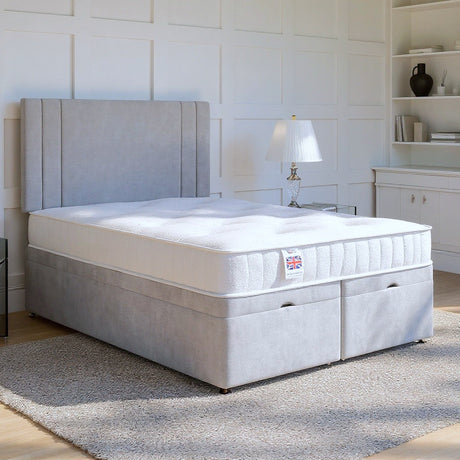 Verona Ottoman Bed Set with Strutted Headboard