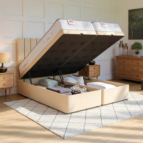 Zip and Link End Lift Ottoman Divan Bed Base Only