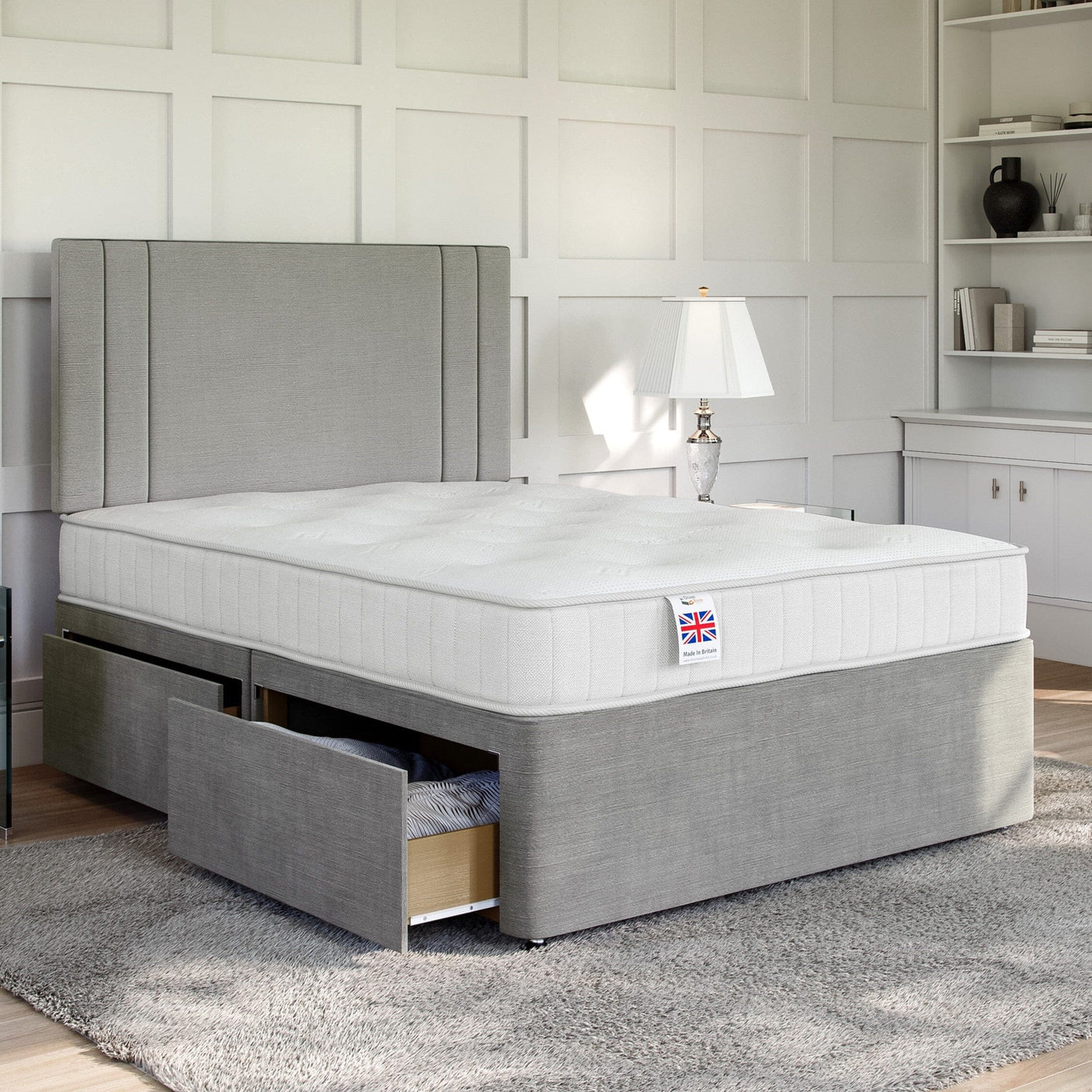Artisan Essentials Platform Top Divan Bed Base Only Divan Base Divan Base Direct