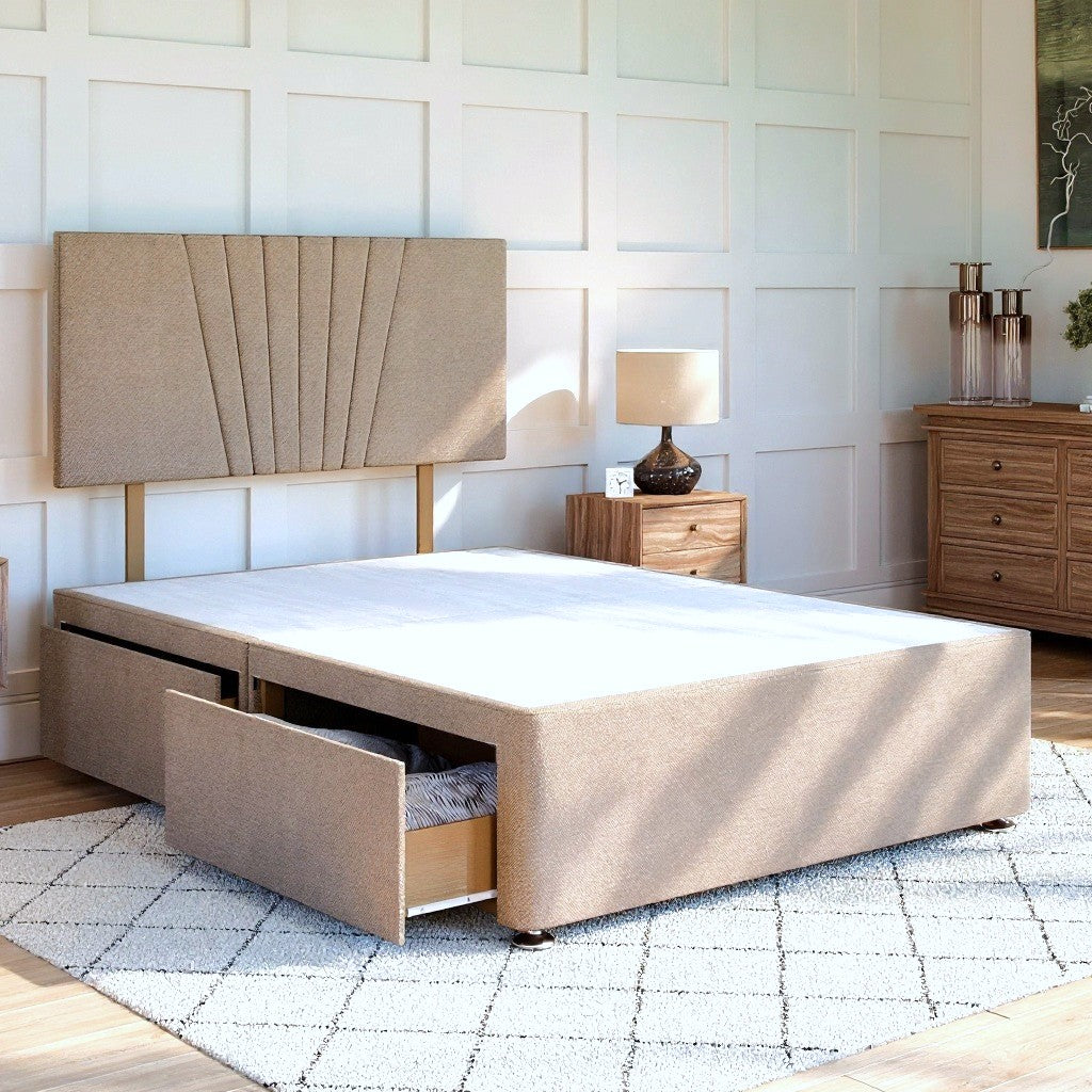 Bathwick Divan Bed Set with Strutted Headboard Divan bed Divan Base Direct