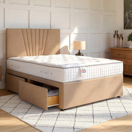 Bathwick Divan Bed Set with Strutted Headboard Divan bed Divan Base Direct