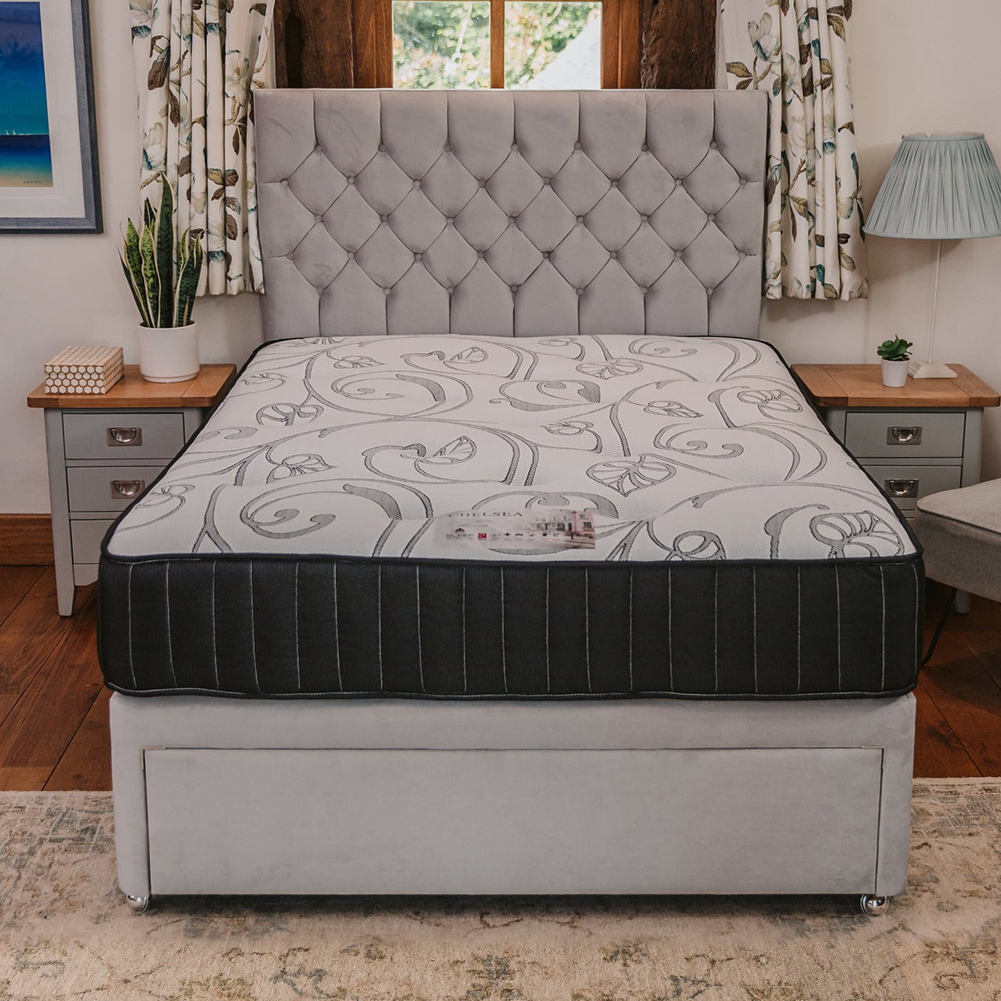 Chelsea 1000 Pocket Sprung Luxury Hotel Divan Bed Set