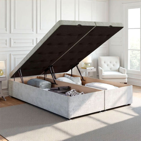Grandeur Luxury End Lift Ottoman Divan Bed Base Divan Ottoman Base Divan Base Direct