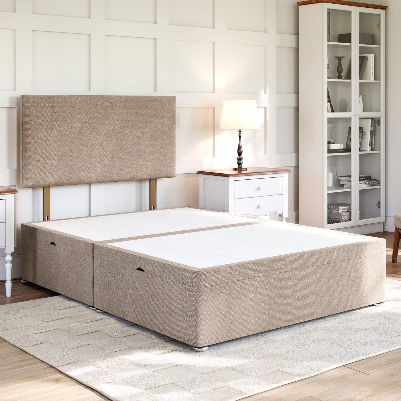 Grandeur Luxury Side Lift Ottoman Divan Bed Base Divan Ottoman Base Divan Base Direct