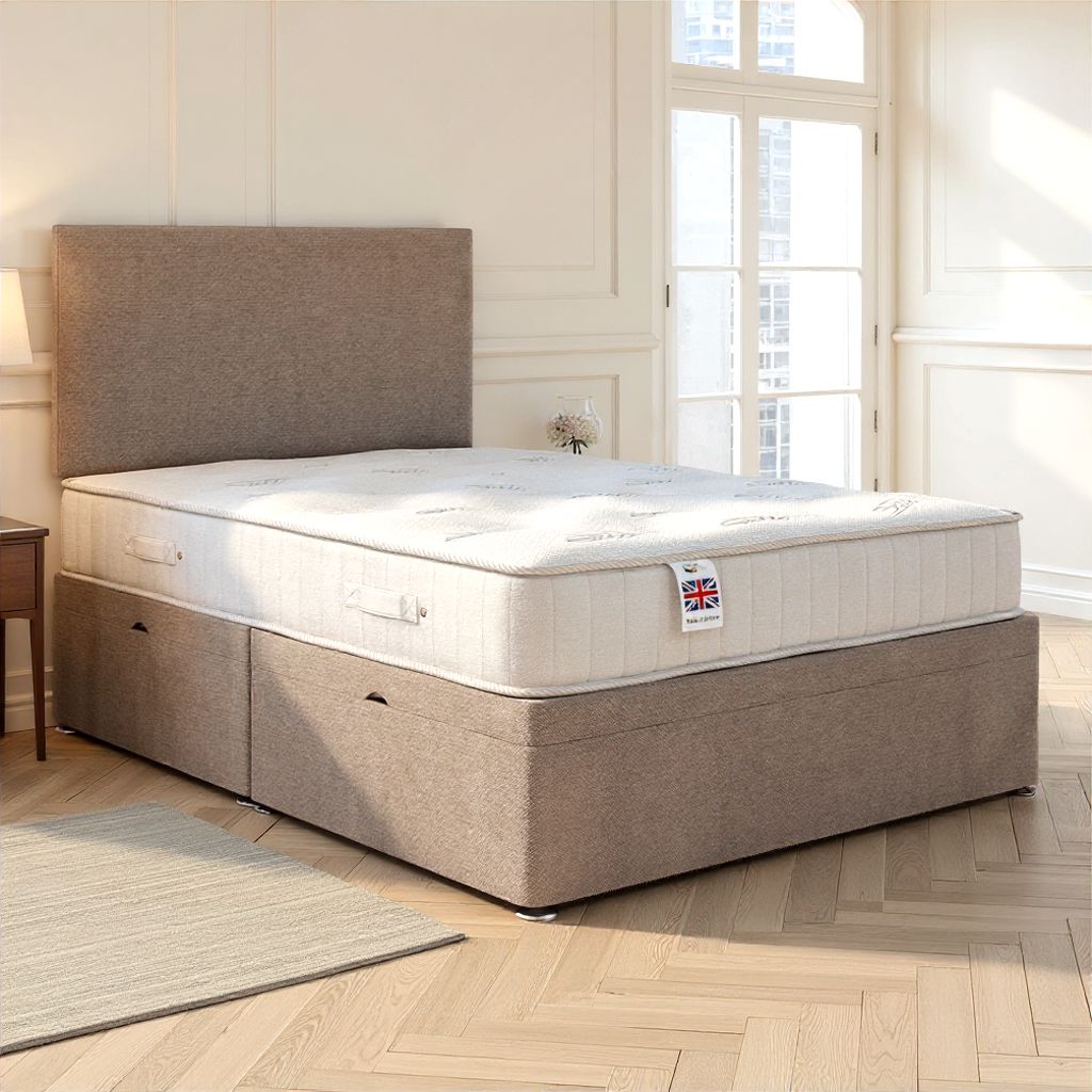 Grandeur Luxury Side Lift Ottoman Divan Bed Base Divan Ottoman Base Divan Base Direct