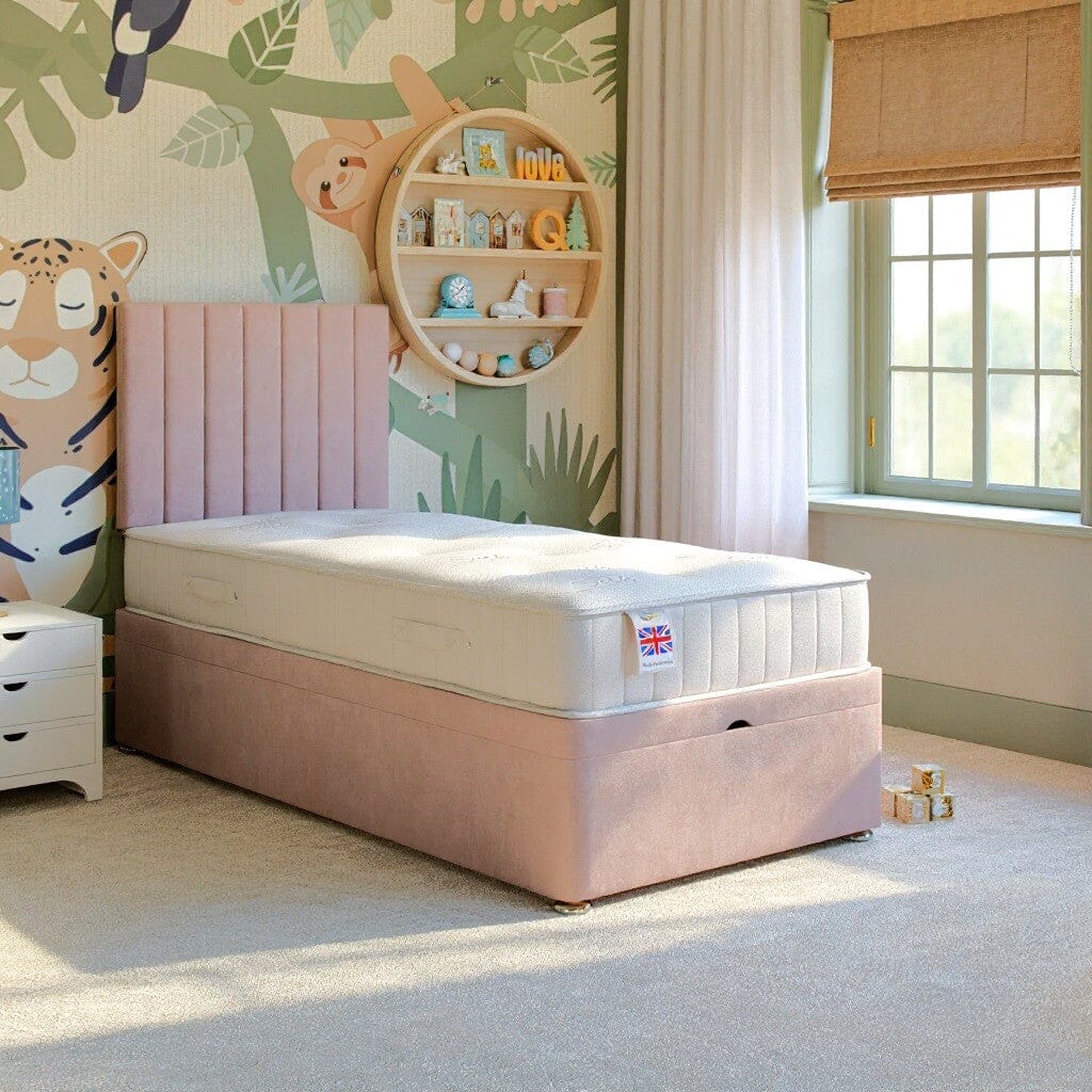Kids Florence Ottoman Bed with Strutted Headboard Divan Base Direct