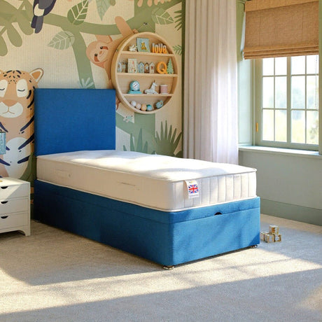 Kids Livorno Ottoman Bed with Strutted Headboard Divan Base Direct