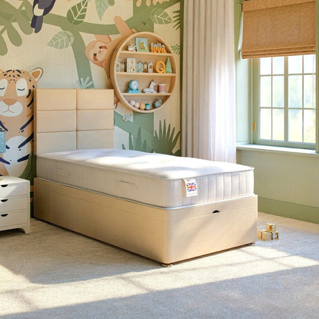 Kids Ravenna Ottoman Bed with Strutted Headboard Divan Base Direct