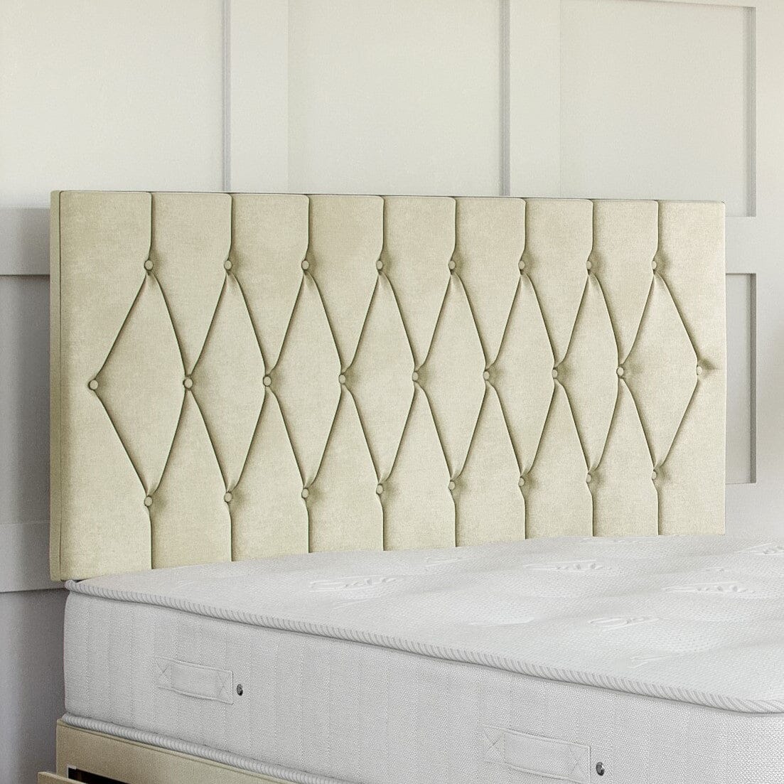 Matera Divan Bed Set with Strutted Headboard Divan bed Divan Base Direct