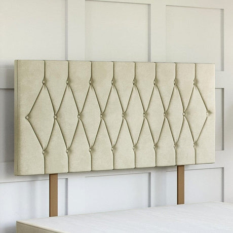 Matera Strutted Upholstered Headboard Headboard Divan Base Direct