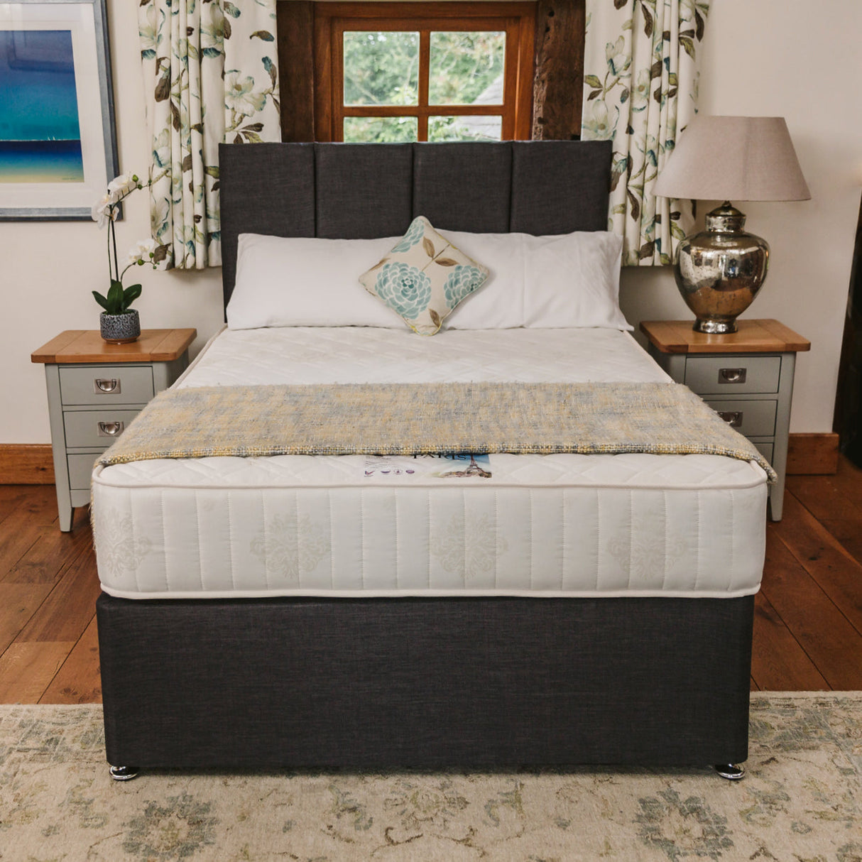 Paris Comfort Orthopaedic Sprung Hotel Divan Bed Set