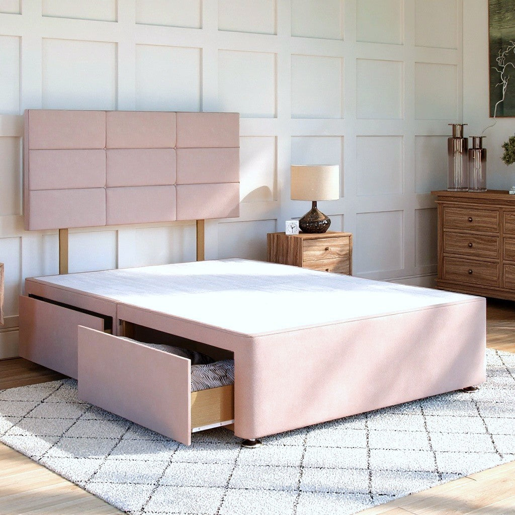 Ravenna Divan Bed Set with Strutted Headboard Divan bed Divan Base Direct