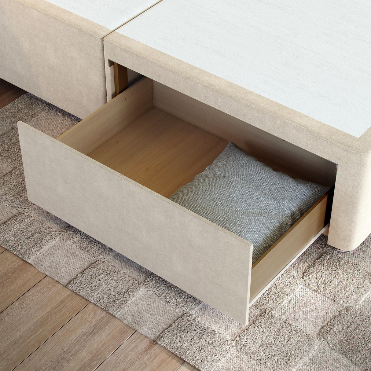 Sandringham Divan Bed Set with Strutted Headboard Divan bed Divan Base Direct