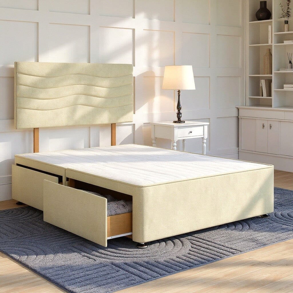 Sandringham Divan Bed Set with Strutted Headboard Divan bed Divan Base Direct