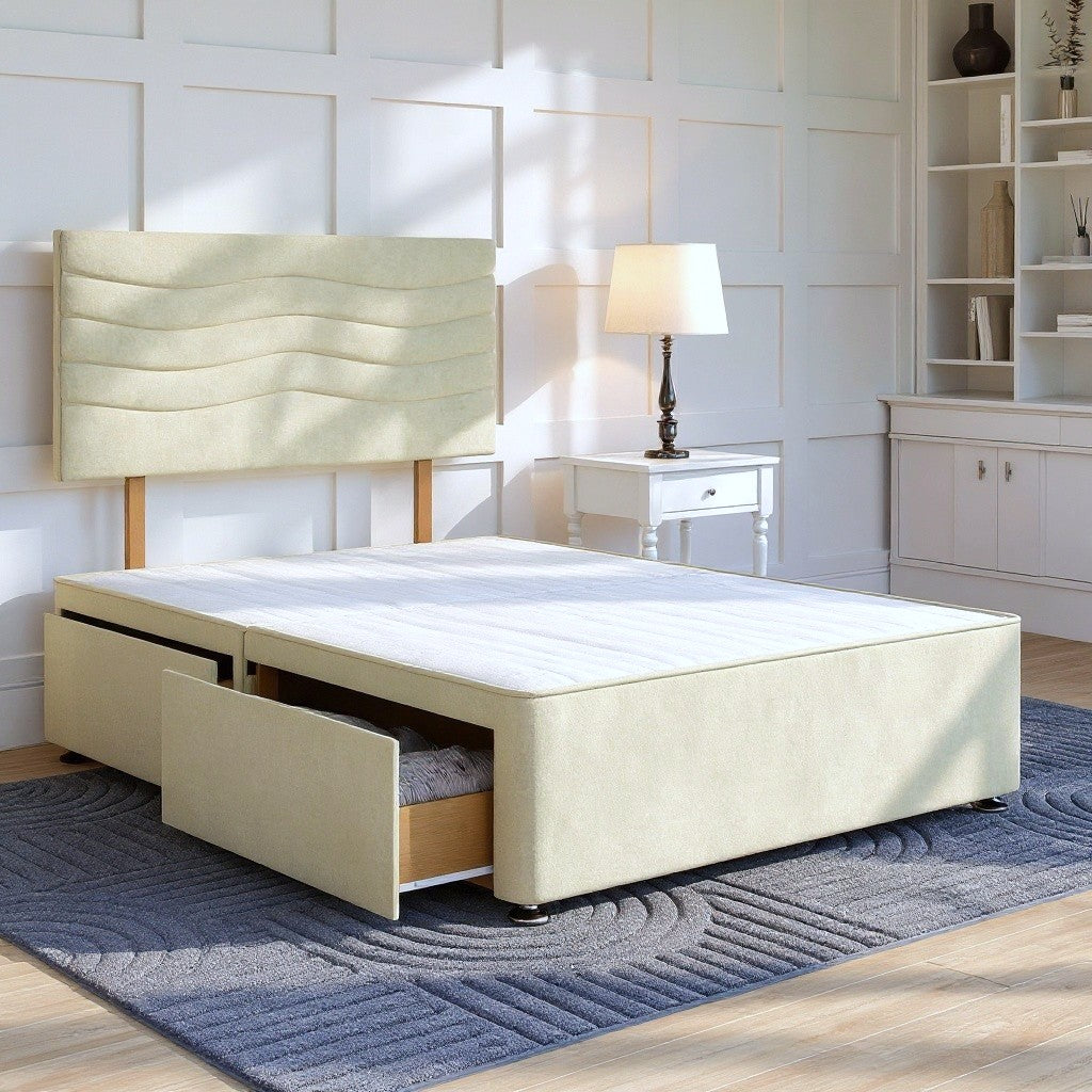 Sandringham Divan Bed Set with Strutted Headboard Divan bed Divan Base Direct