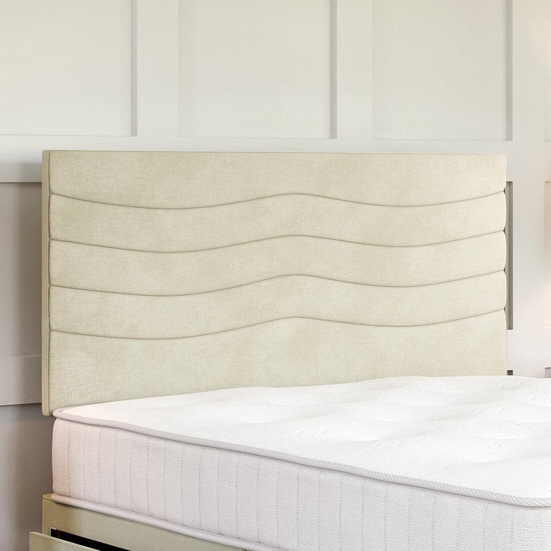 Sandringham Strutted Upholstered Headboard Headboard Divan Base Direct
