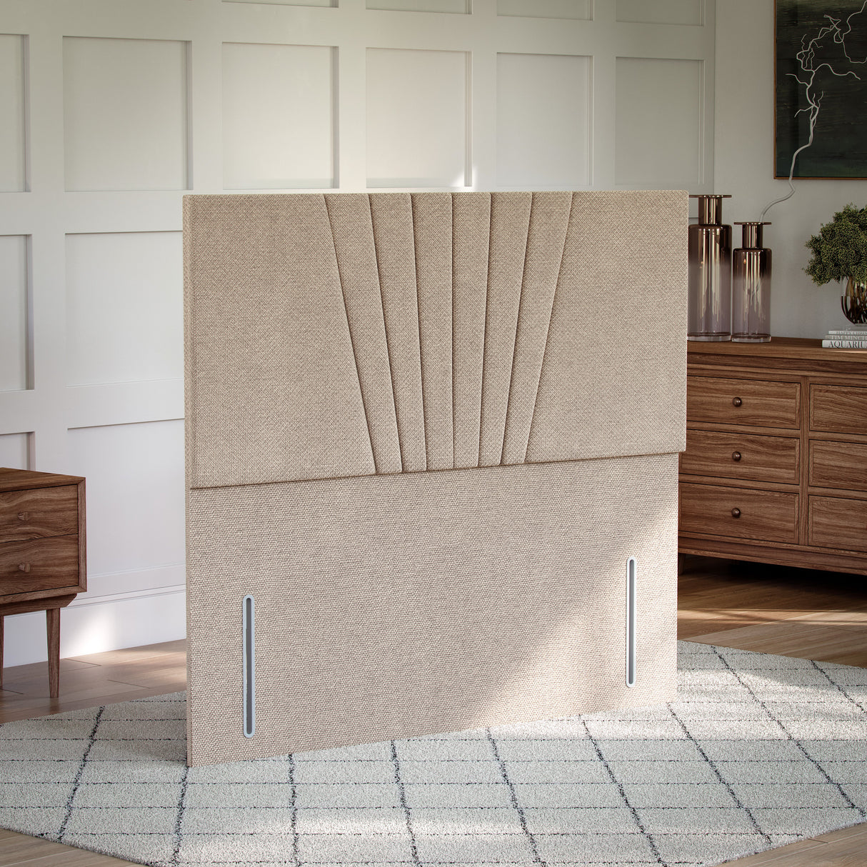 Bathwick Floor Standing Upholstered Headboard