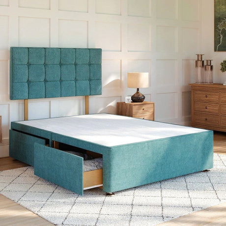 Sicily Divan Bed Set with Strutted Headboard Divan bed Divan Base Direct