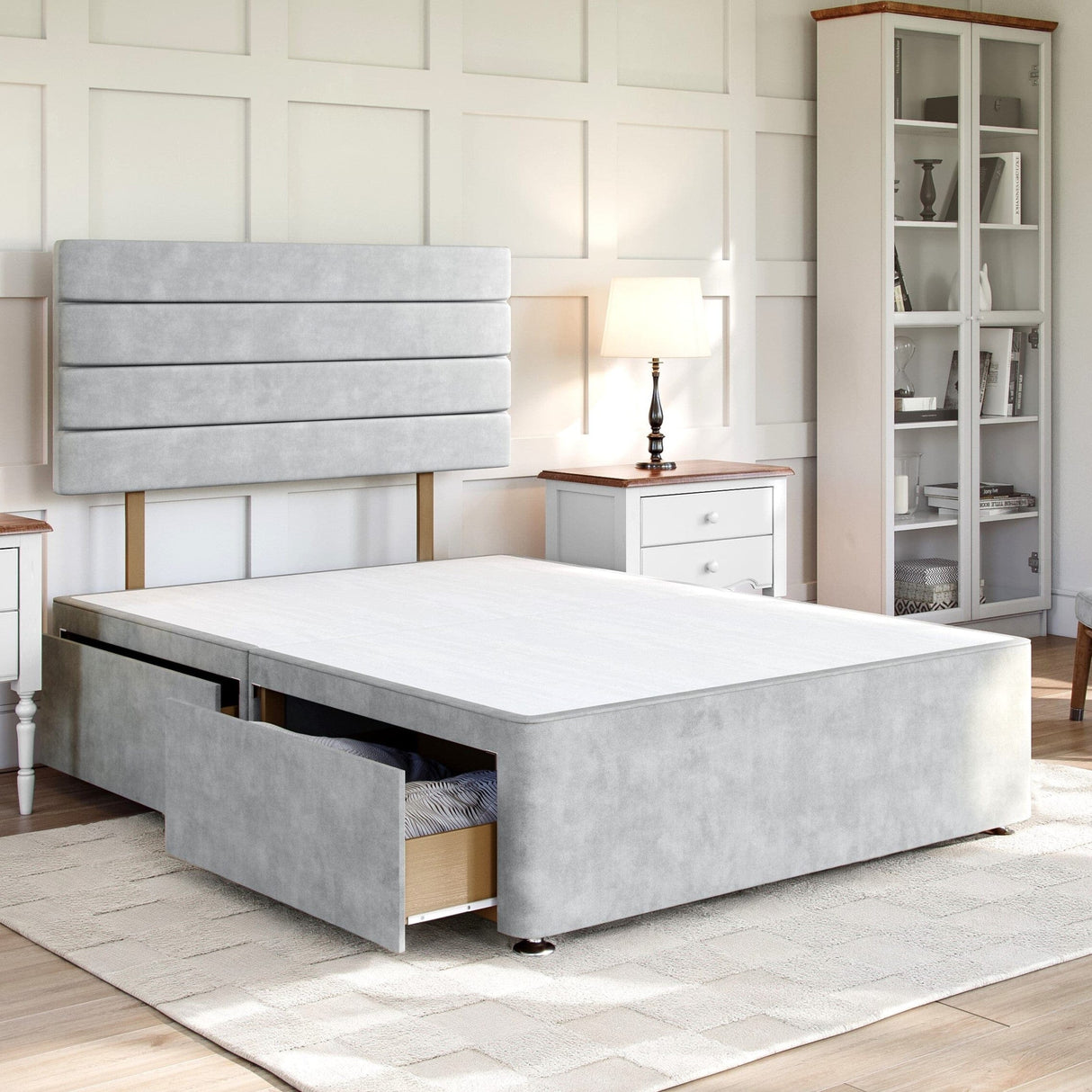 Grandeur Platform Top Divan Bed Base Only | Divan Base Direct