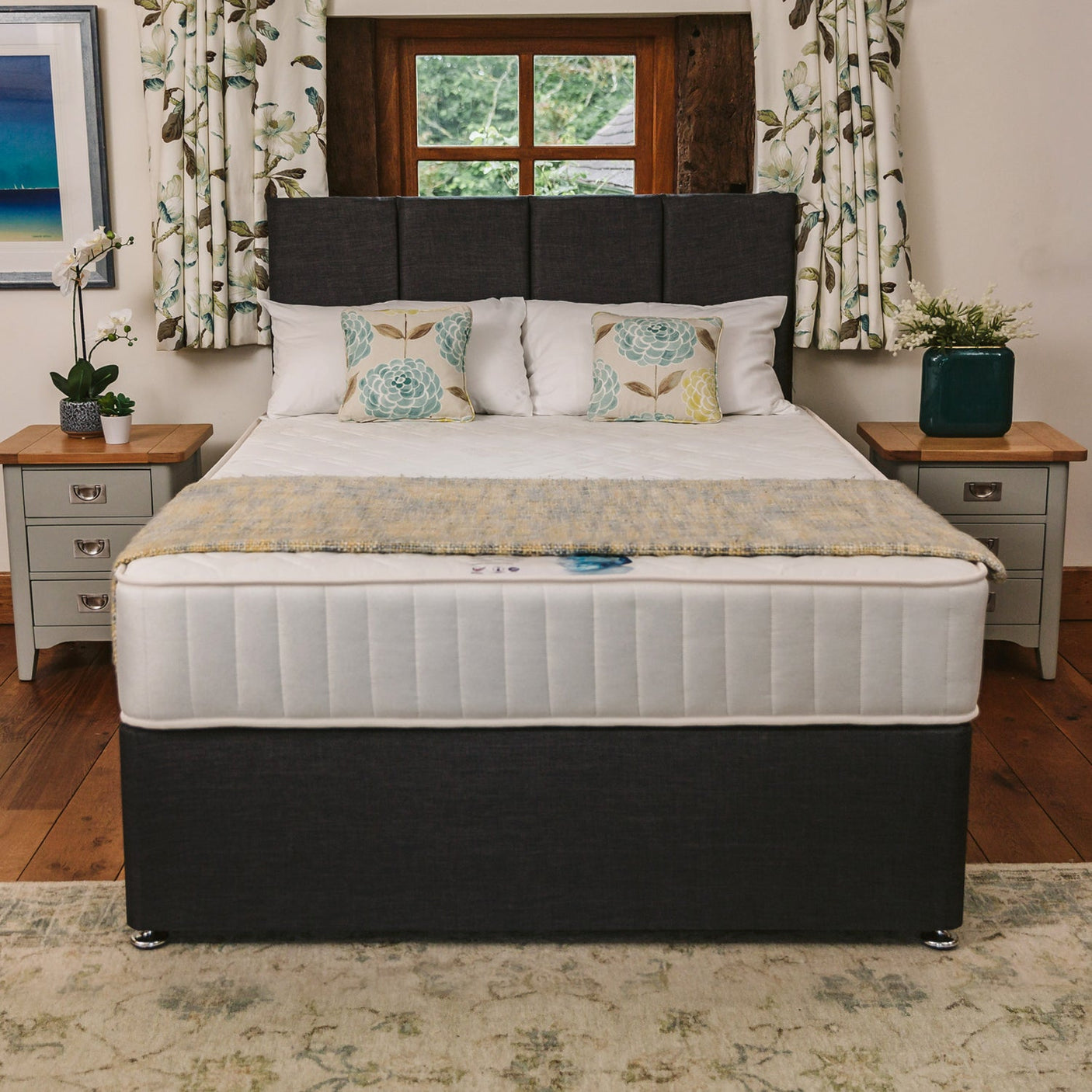 Topaz Back Care Orthopaedic Sprung Hotel Divan Bed Set