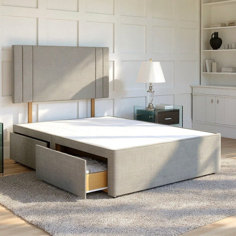 Verona Divan Bed Set with Strutted Headboard Divan bed Divan Base Direct