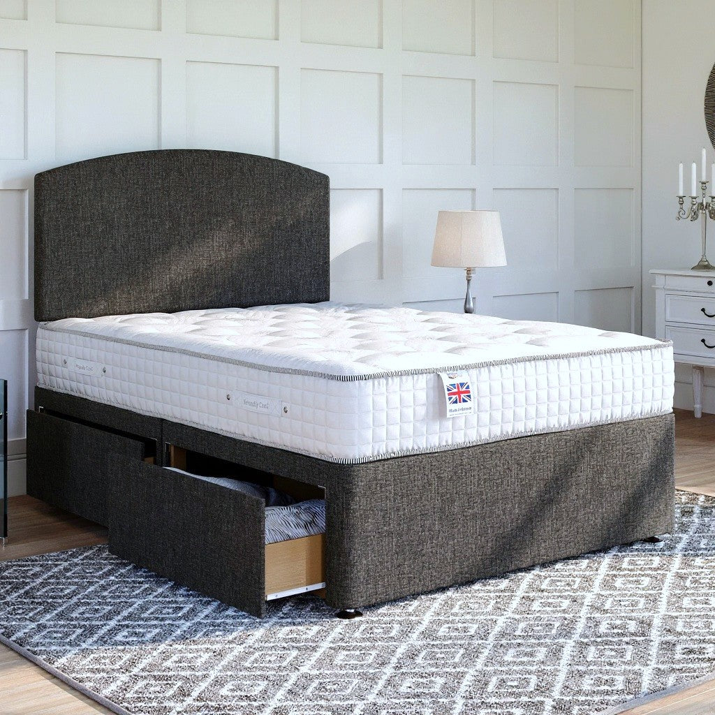 Wiltshire Divan Bed Set with Strutted Headboard Divan bed Divan Base Direct