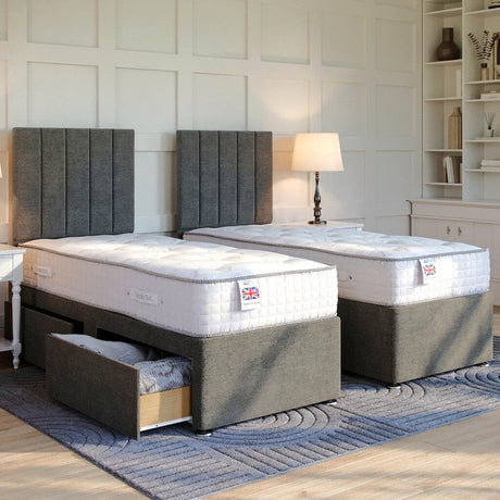 Zip and Link Platform Top Divan Bed Base Only Zip & Link Divan Base Direct