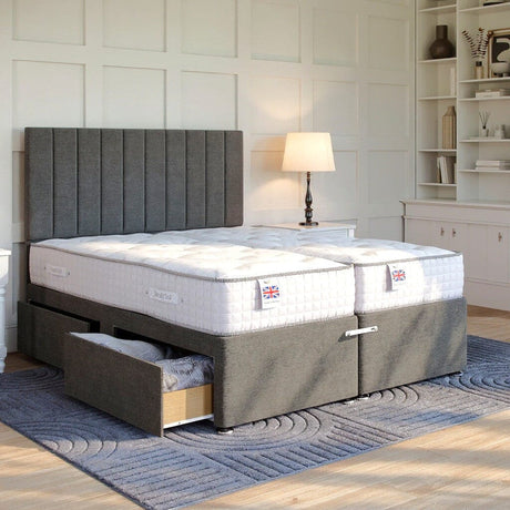 Zip and Link Platform Top Divan Bed Base Only Zip & Link Divan Base Direct