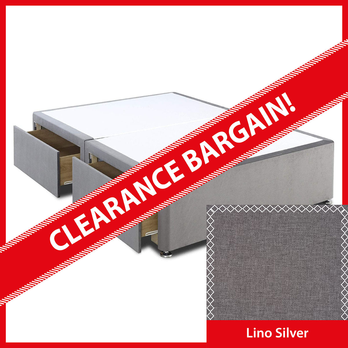 Grandeur Reinforced Platform Top Divan Bed Base CLEARANCE Divan Base