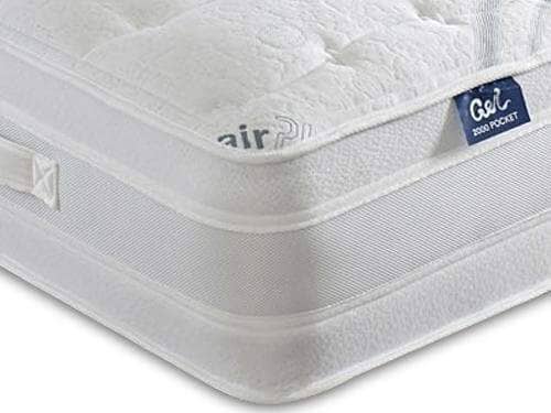 Dura Beds Air Plus Gel 2000 Pocket Sprung Gel Foam Mattress Mattress Dura
