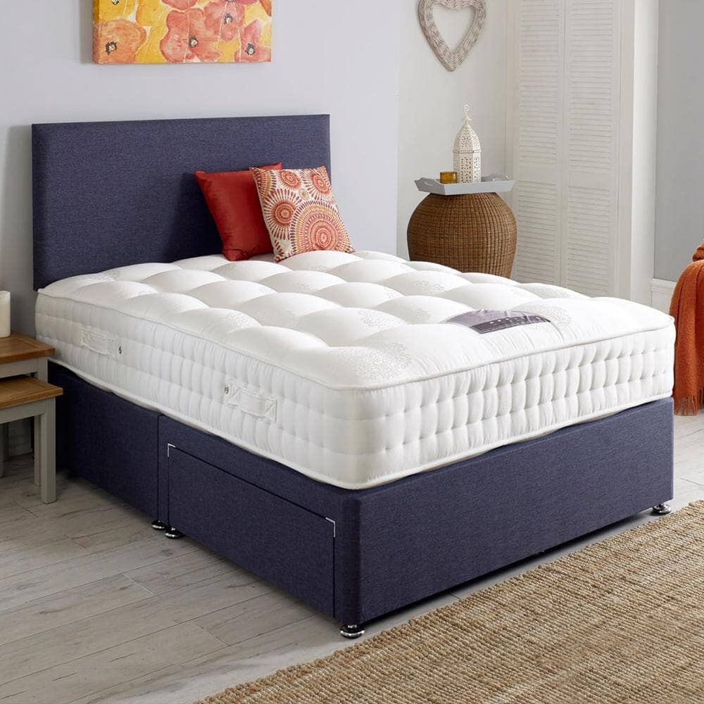Dura Beds Classic Wool 800 Pocket Sprung Divan Bed Set Divan Bed Set Dura