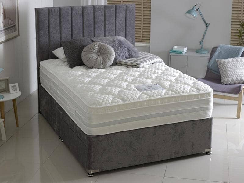 Dura Beds Oxford 1000 Pocket Sprung Memory Foam Cushioned Top Mattress Mattress Dura