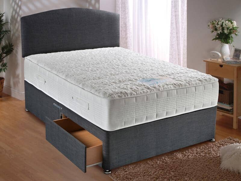 Dura Beds Sensacool 1500 Pocket Sprung Cool Blue Memory Foam Mattress Mattress Dura