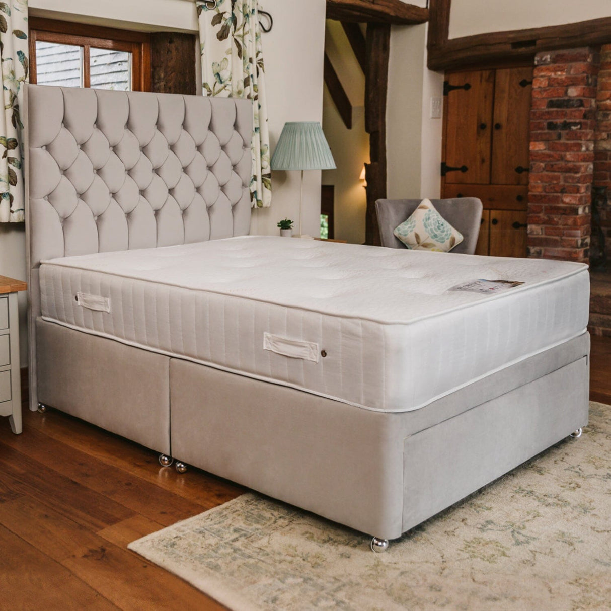 Florence Comfort Care Sprung Mattress Mattress Divan Base Direct