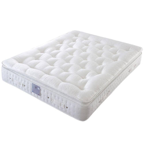 Shire Brecon 6000 Pocket Sprung Natural Fillings Pillow Top Mattress Mattress Shire