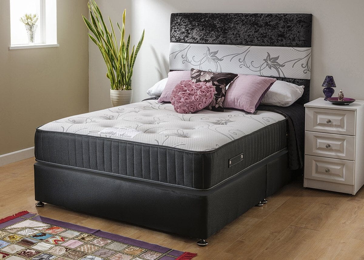 Sleep Revolution Chelsea 1000 Pocket Sprung Divan Bed Set Divan Bed Set Divan Base Direct