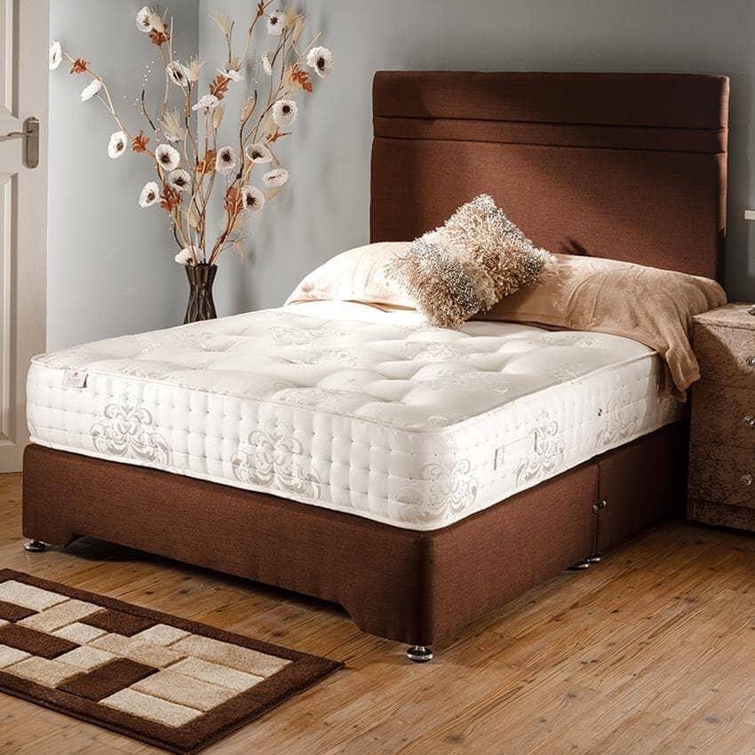 Sleep Revolution Knightsbridge 1000 Pocket Sprung Divan Bed Set Divan Bed Set Divan Base Direct