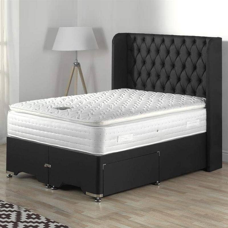 Sleep Revolution Mayfair 1000 Pocket Memory Foam Pillow Top Divan Bed Set Divan Bed Set Divan Base Direct