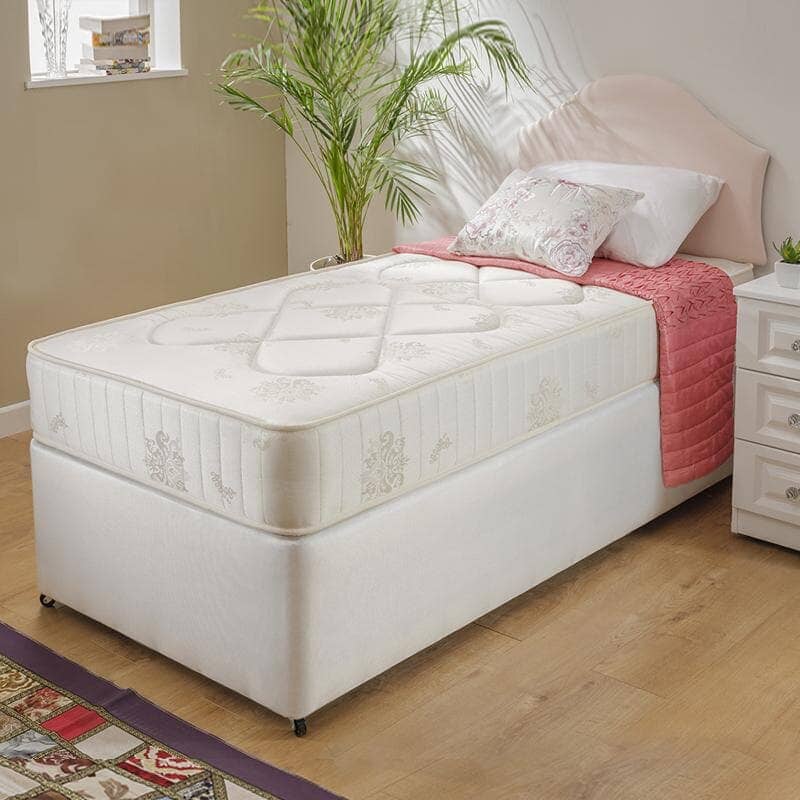 Sleep Revolution Paris Orthopaedic Coil Sprung Divan Bed Set Divan Bed Set Divan Base Direct