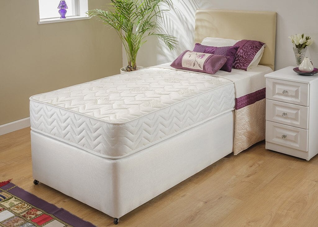 Sleep Revolution Venice Coil Sprung Divan Bed Set Divan Bed Set Divan Base Direct