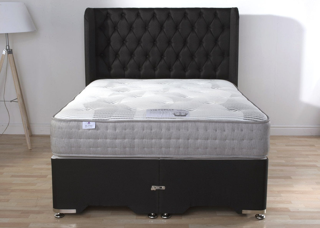 Sleep Revolution Victoria 2000 Pocket Sprung Latex Divan Bed Set Divan Bed Set Divan Base Direct